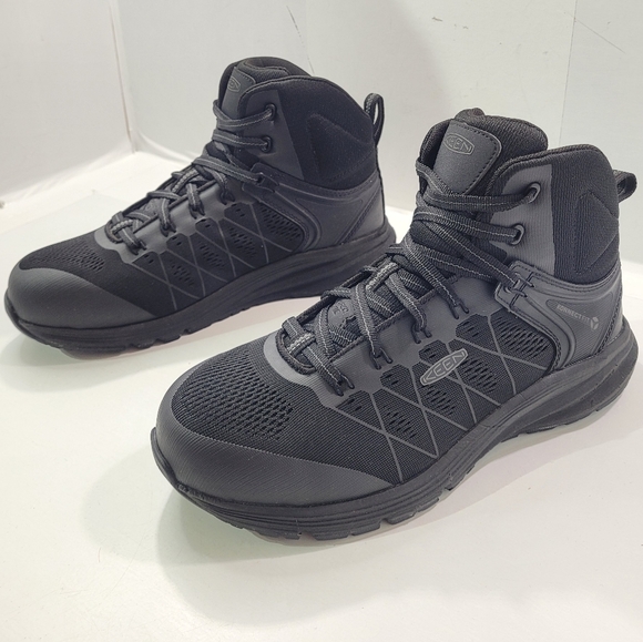 KEEN UTILITY VISTA ENERGY MID CARBON TOE WORK SAFETY BOOTS MEN\'S SIZE 9D BLACK main image 5